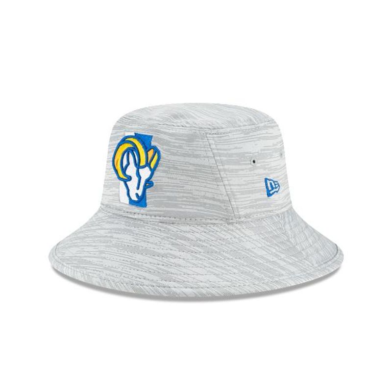 NFL Los Angeles Rams Official Training Stretch (KVC2315) - Blue New Era Bucket Hats